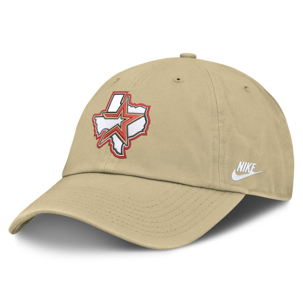 Houston Astros Nike Cooperstown Collection Club Adjustable Hat - Gold Hats