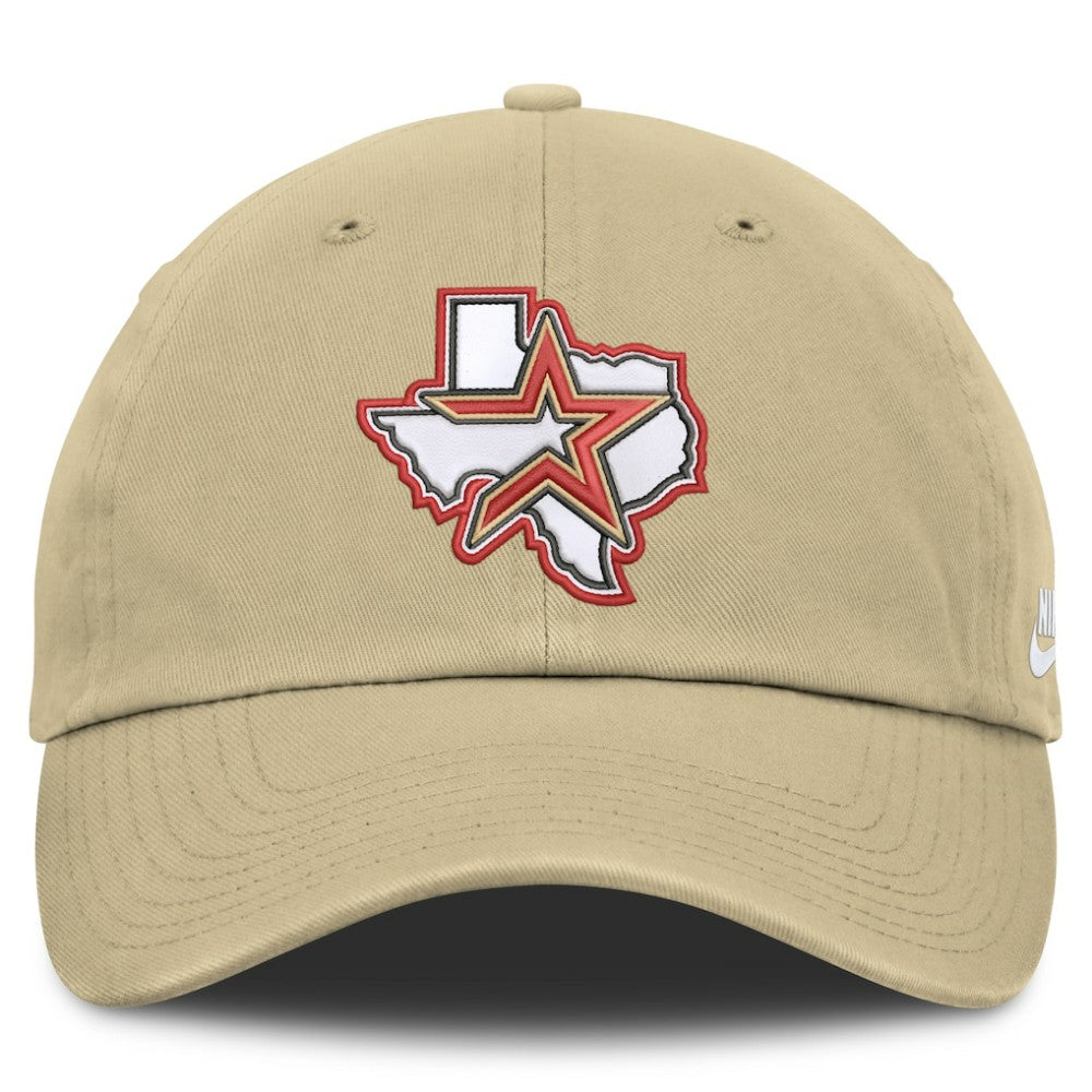 Houston Astros Nike Cooperstown Collection Club Adjustable Hat - Gold Hats
