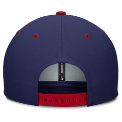 Atlanta Braves Nike Cooperstown Collection Pro Dri-FIT Snapback Hat - Navy/Red Hats