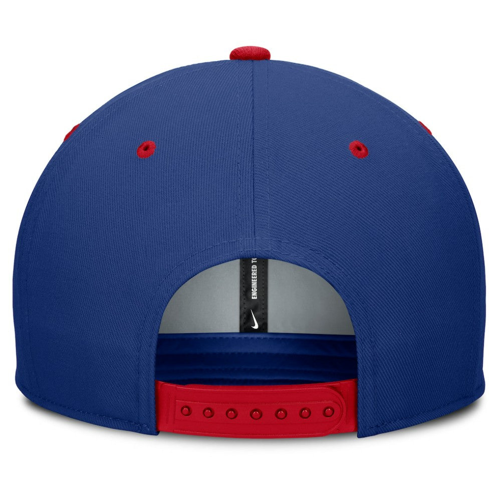 Texas Rangers Nike Cooperstown Collection Pro Dri-FIT Snapback Hat - Royal/Red Hats