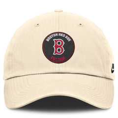 Boston Red Sox Nike Cooperstown Collection Club Adjustable Hat - Natural Hats