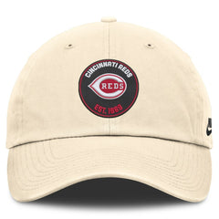 Cincinnati Reds Nike Cooperstown Collection Club Adjustable Hat - Natural Hats