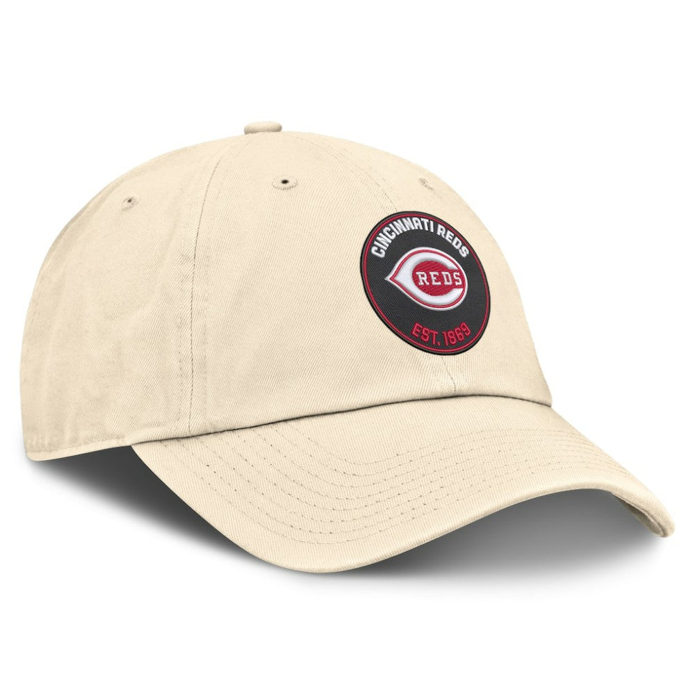 Cincinnati Reds Nike Cooperstown Collection Club Adjustable Hat - Natural Hats
