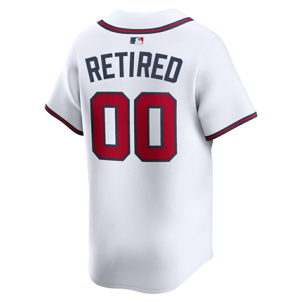 Atlanta Braves Nike Home Limited Pick-A-Player Retired Roster Jersey - White Jerseys