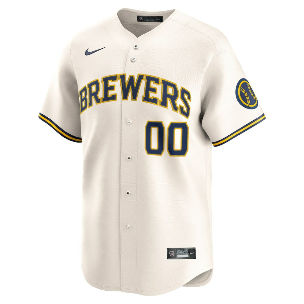 Milwaukee Brewers Nike Home Limited Pick-A-Player Retired Roster Jersey - Cream Jerseys