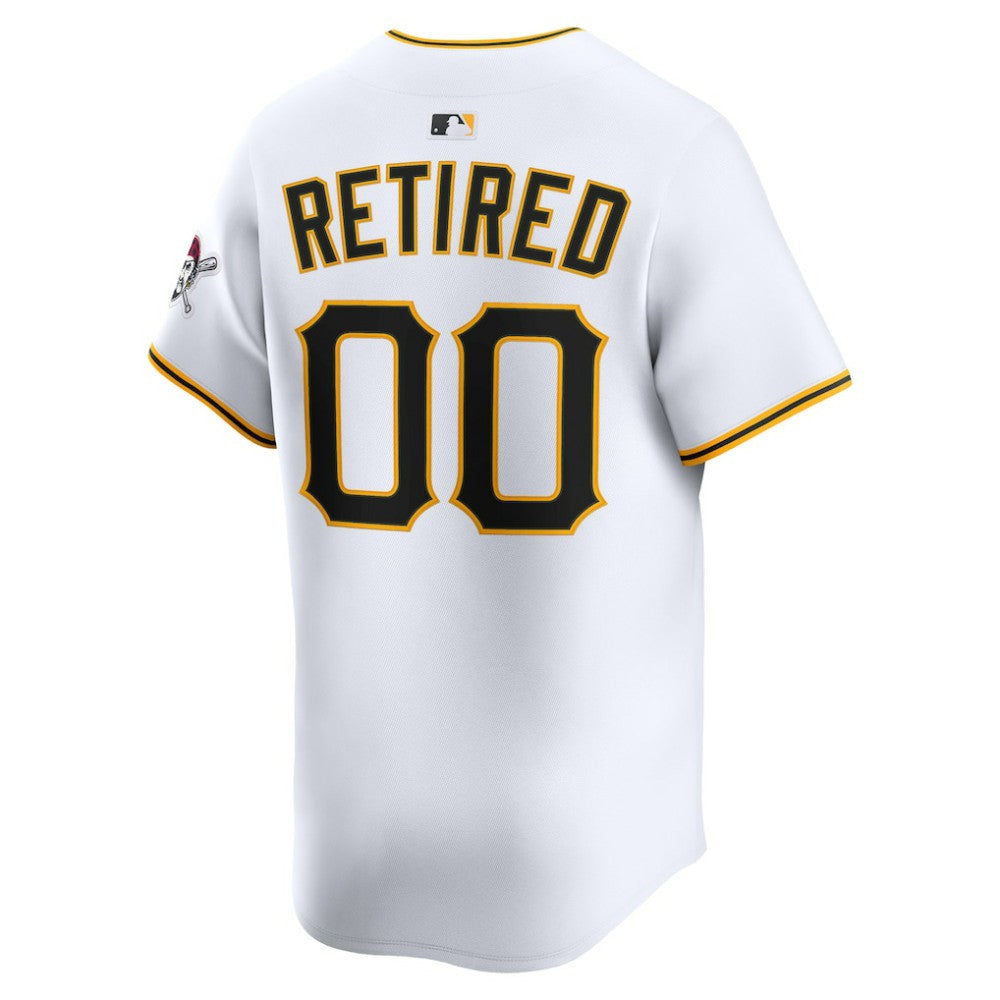 Pittsburgh Pirates Nike Home Limited Pick-A-Player Retired Roster Jersey - White Jerseys