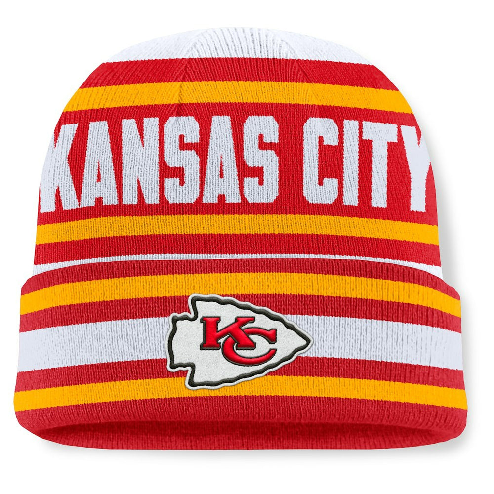 Kansas City Chiefs Center Cuffed Knit Hat Red