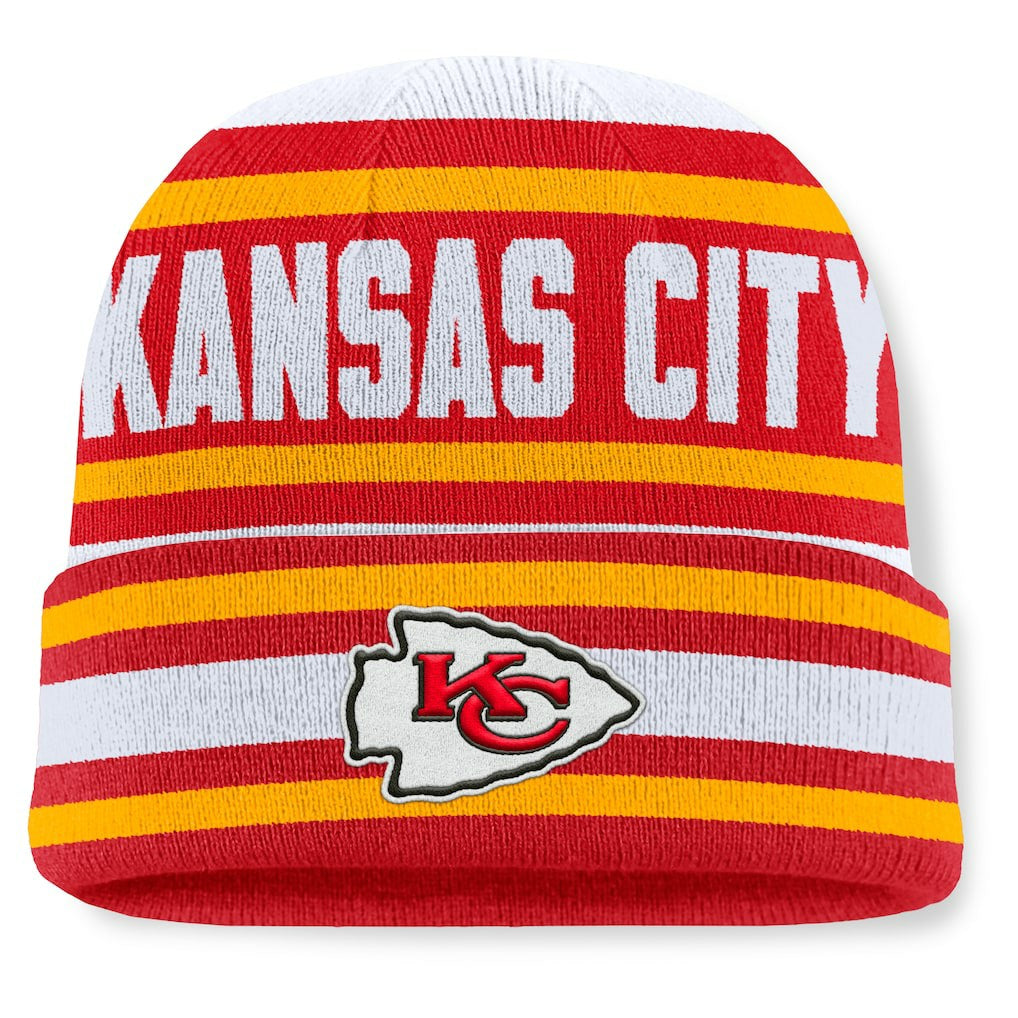 Kansas City Chiefs Center Cuffed Knit Hat Red