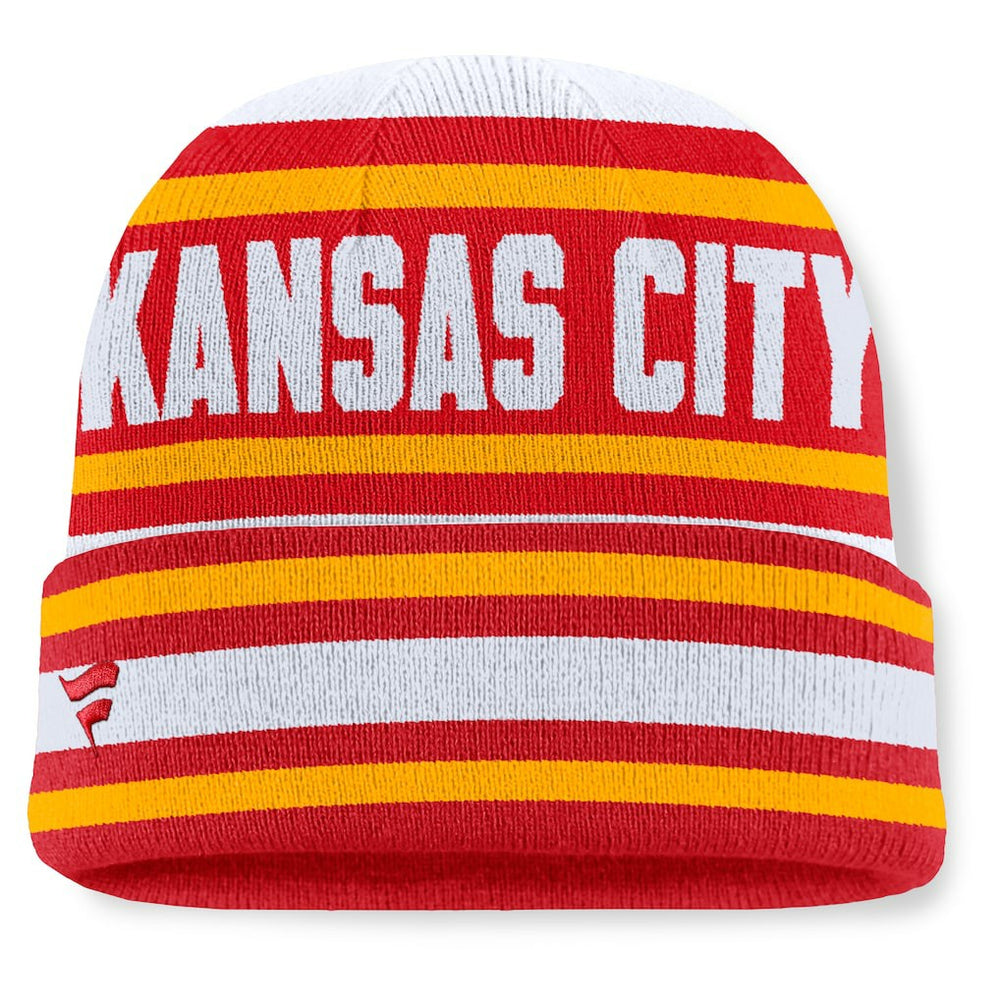 Kansas City Chiefs Center Cuffed Knit Hat Red