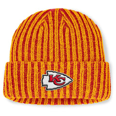 Kansas City Chiefs Field Judge Cuffed Knit Hat Red/Gold