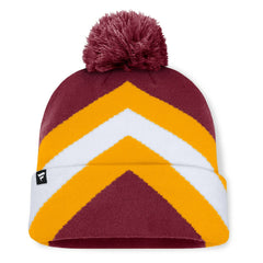 Washington Commanders Women's Cornerback Cuffed Knit Hat with Pom Burgundy