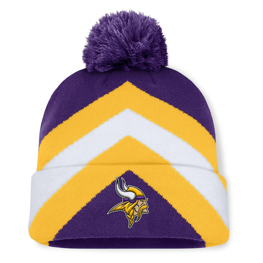 Minnesota Vikings Women's Cornerback Cuffed Knit Hat with Pom Purple