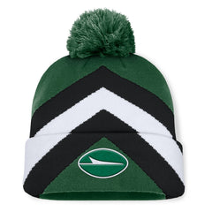 New York Jets Women's Cornerback Cuffed Knit Hat with Pom Green