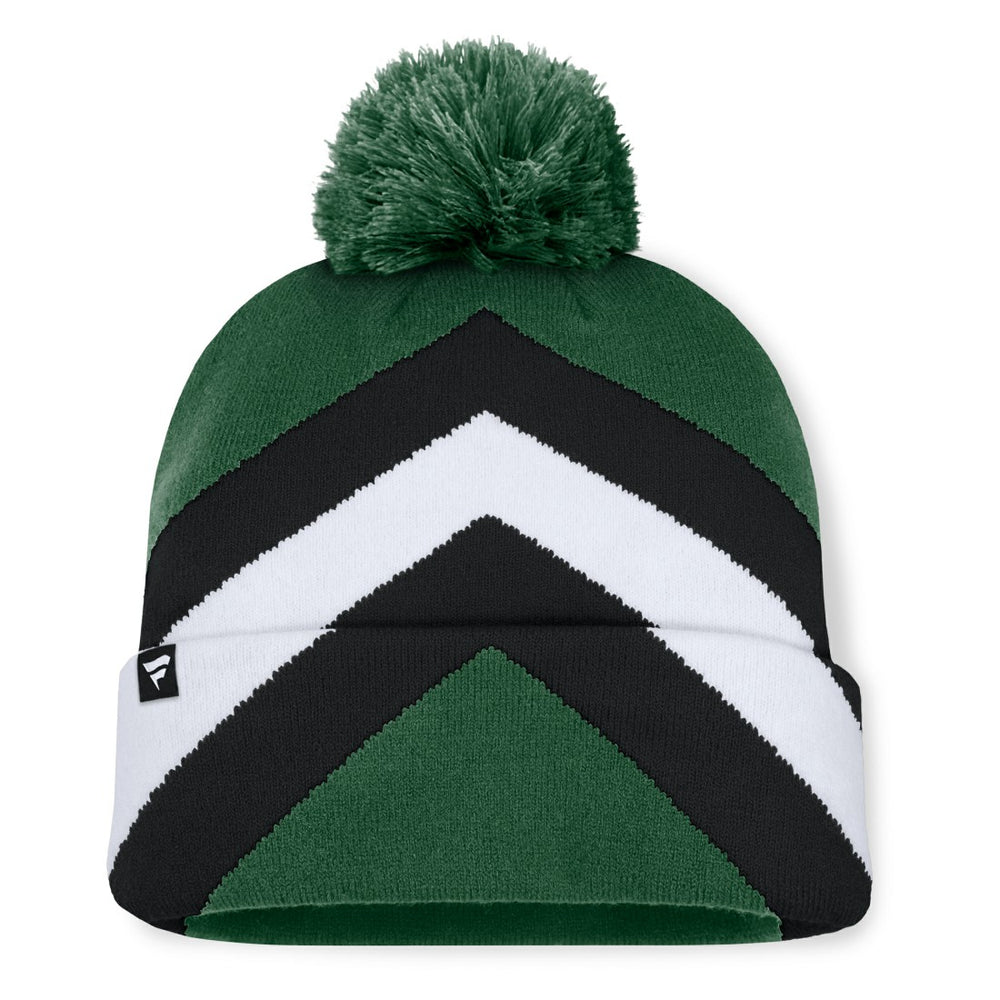 New York Jets Women's Cornerback Cuffed Knit Hat with Pom Green