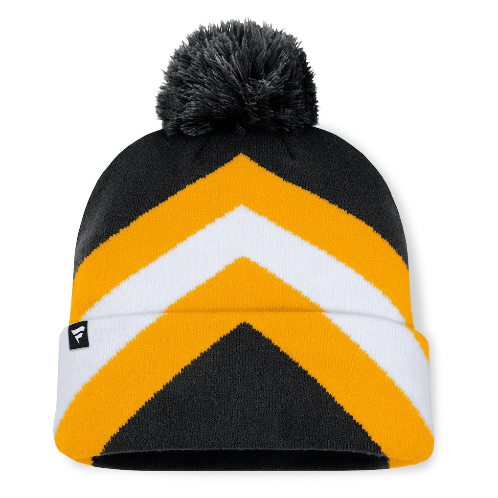 Pittsburgh Steelers Women's Cornerback Cuffed Knit Hat with Pom Black