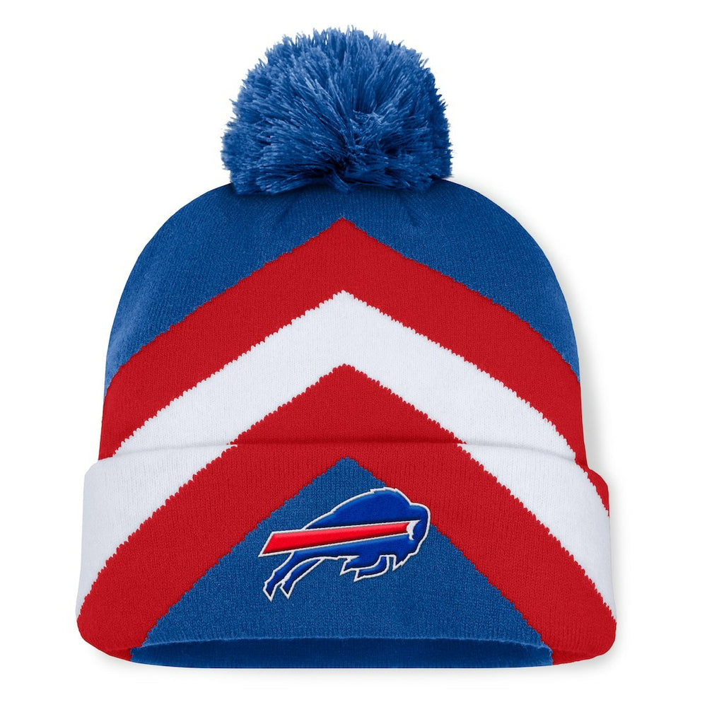 Buffalo Bills Women's Cornerback Cuffed Knit Hat with Pom Royal