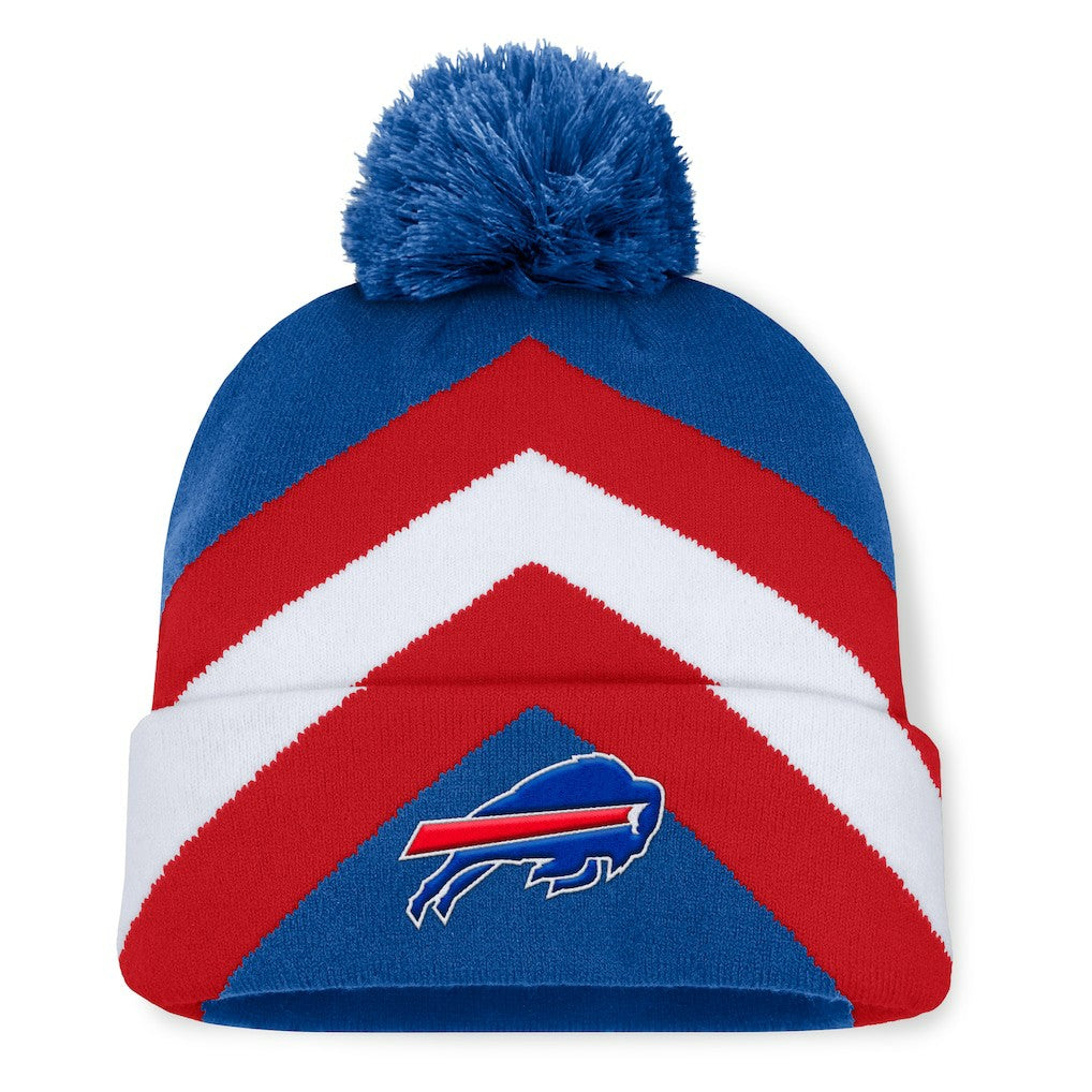 Buffalo Bills Women's Cornerback Cuffed Knit Hat with Pom Royal