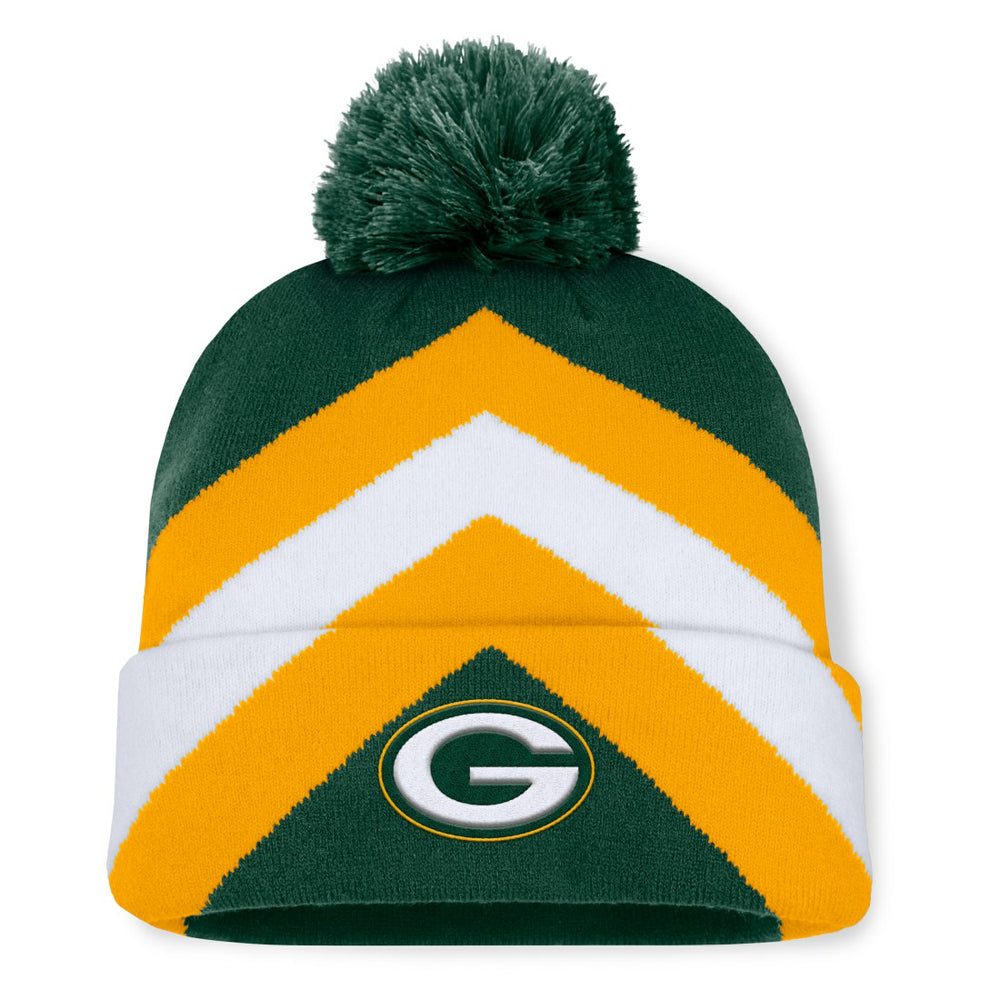 Green Bay Packers Women's Cornerback Cuffed Knit Hat with Pom Green