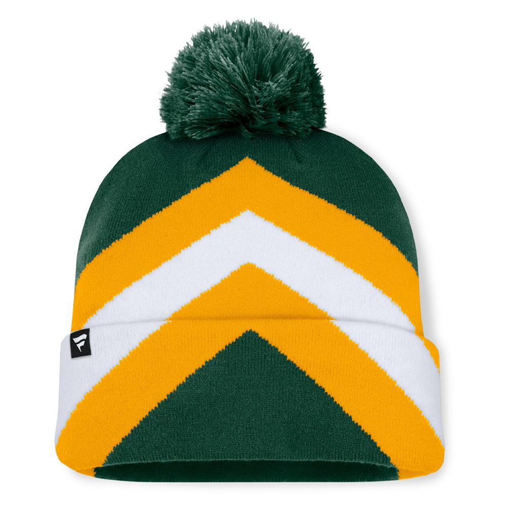 Green Bay Packers Women's Cornerback Cuffed Knit Hat with Pom Green