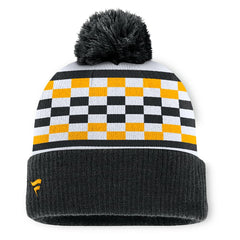 Pittsburgh Steelers Women's End Zone Cuffed Knit Hat with Pom Black