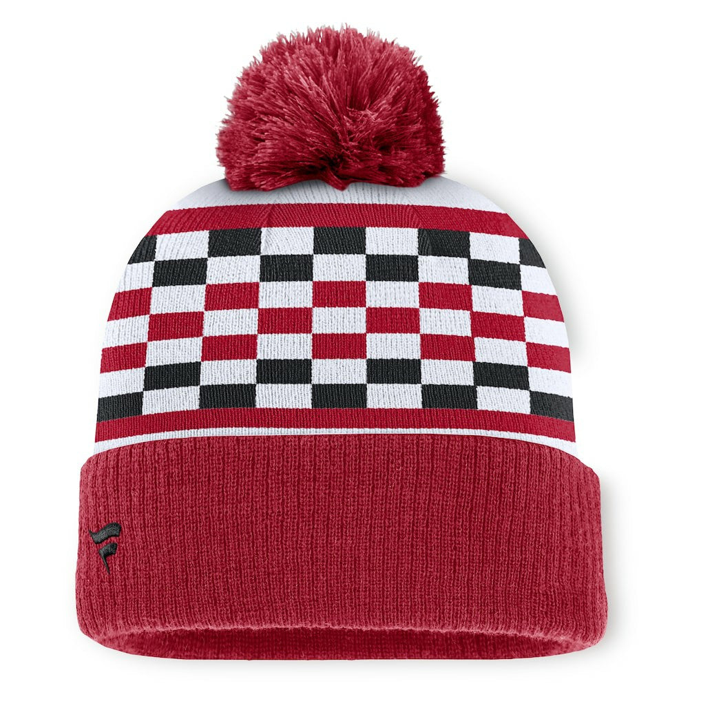 San Francisco 49ers Women's End Zone Cuffed Knit Hat with Pom Scarlet