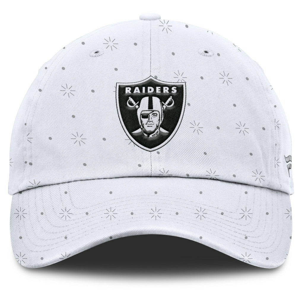 Las Vegas Raiders Women's Neutral Zone Adjustable Hat White