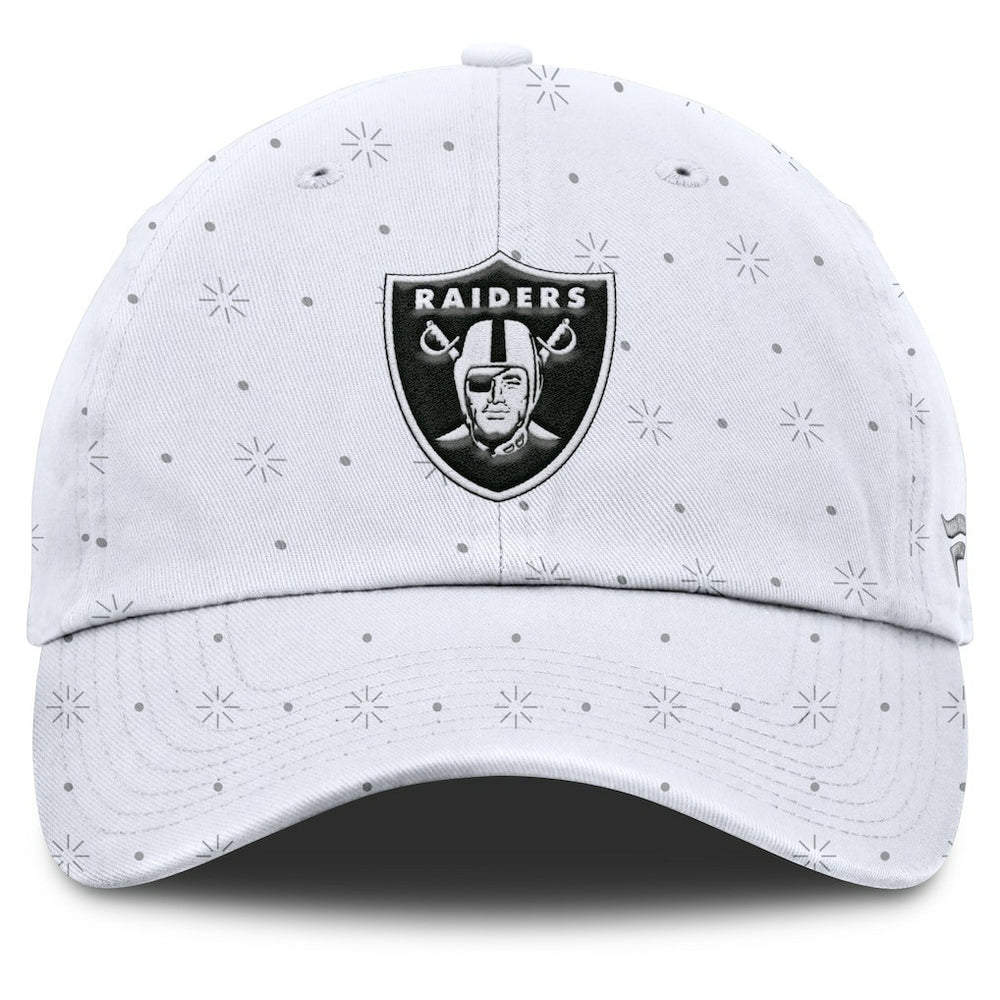 Las Vegas Raiders Women's Neutral Zone Adjustable Hat White