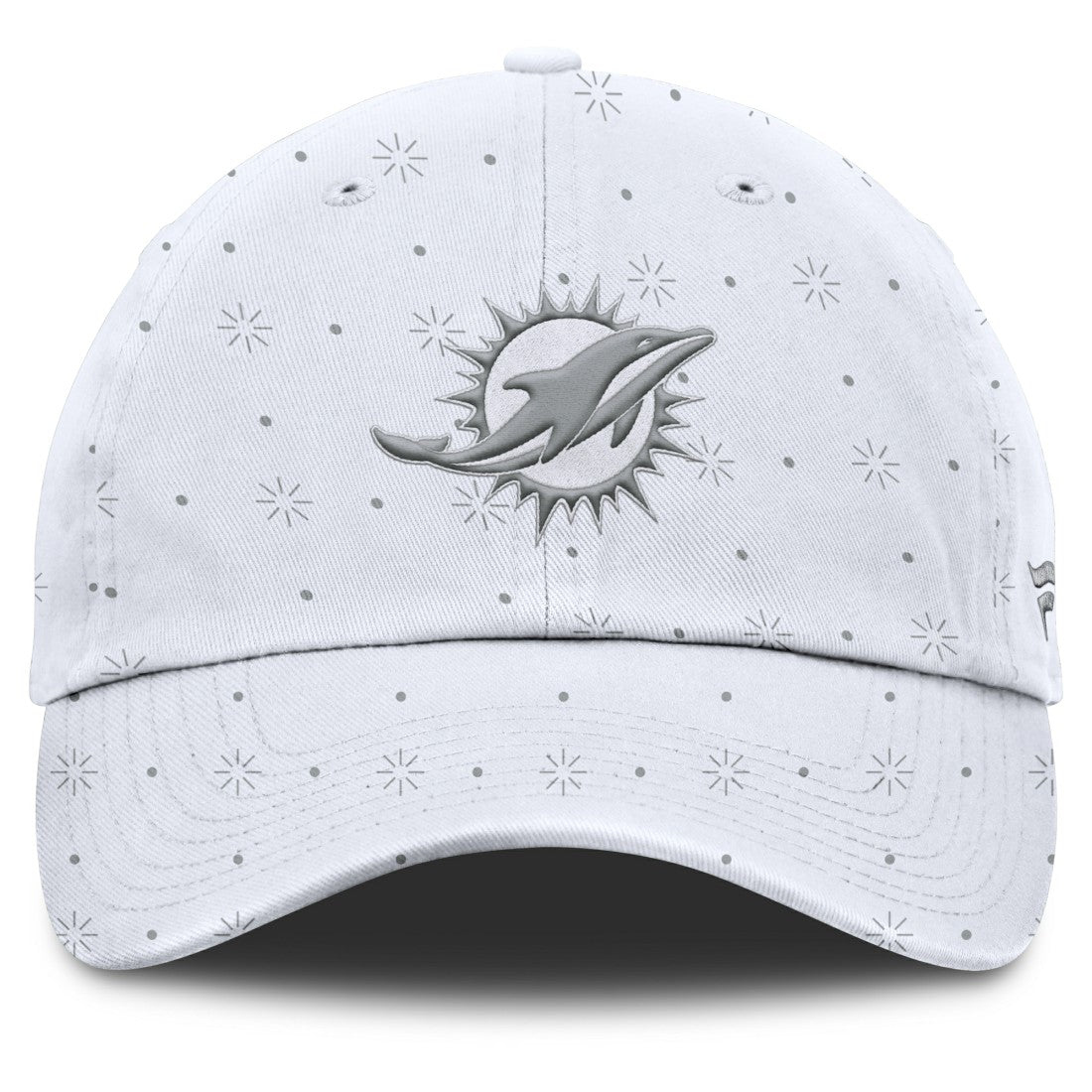 Miami Dolphins Women's Neutral Zone Adjustable Hat White