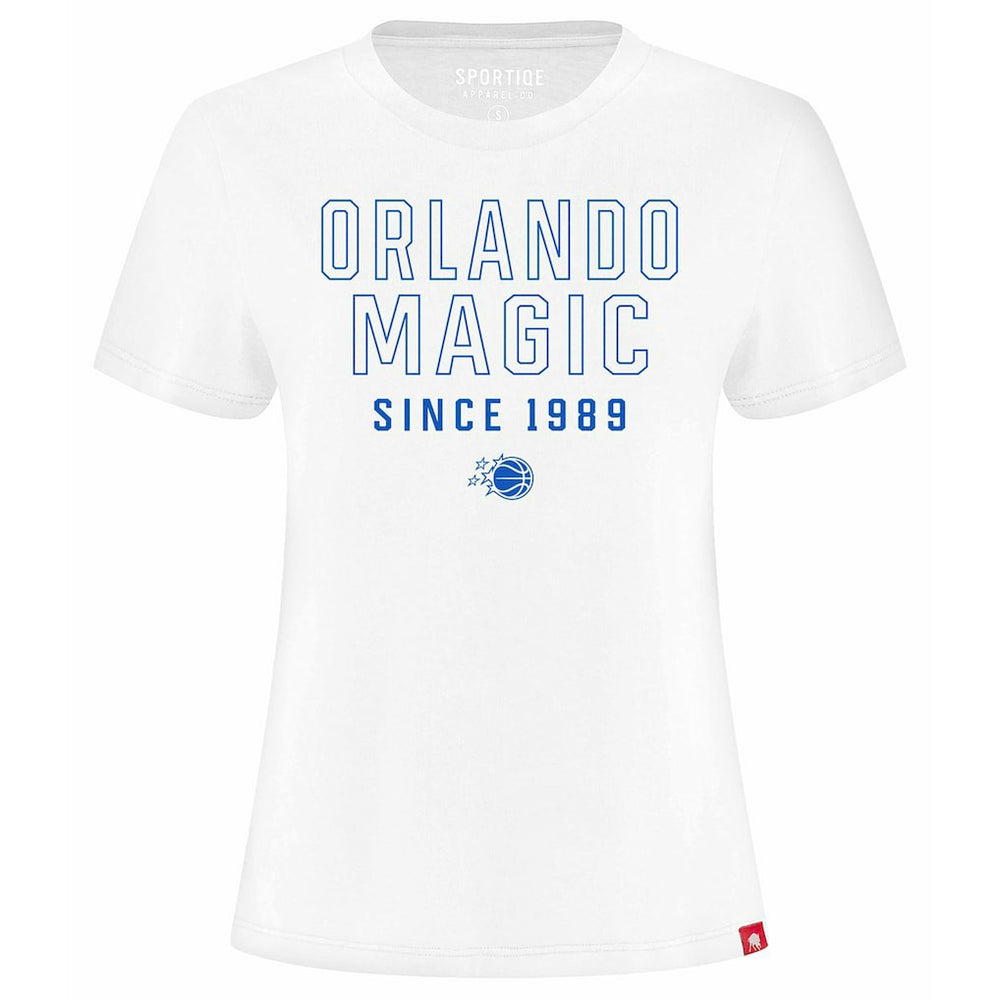Orlando Magic Sportiqe Women's Arcadia Premium T-Shirt White