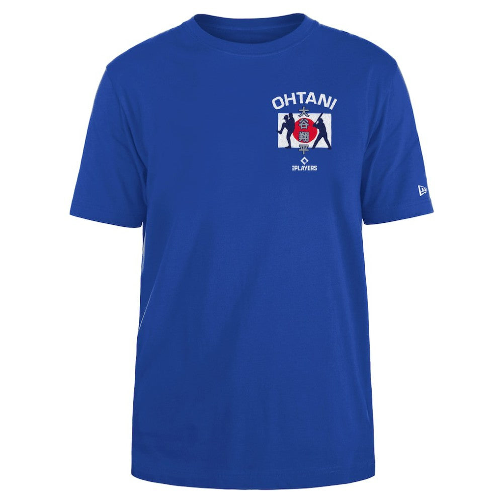 Shohei Ohtani Los Angeles Dodgers New Era Japan Flag T-Shirt - Royal T-shirts