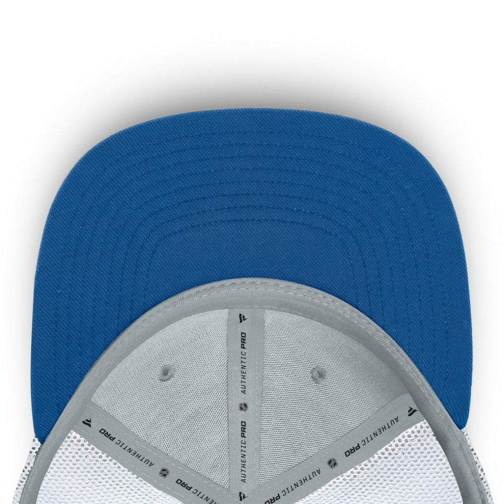 NHL New York Rangers Fanatics Centennial Authentic Pro Structured Trucker Adjustable Hat - Blue/White