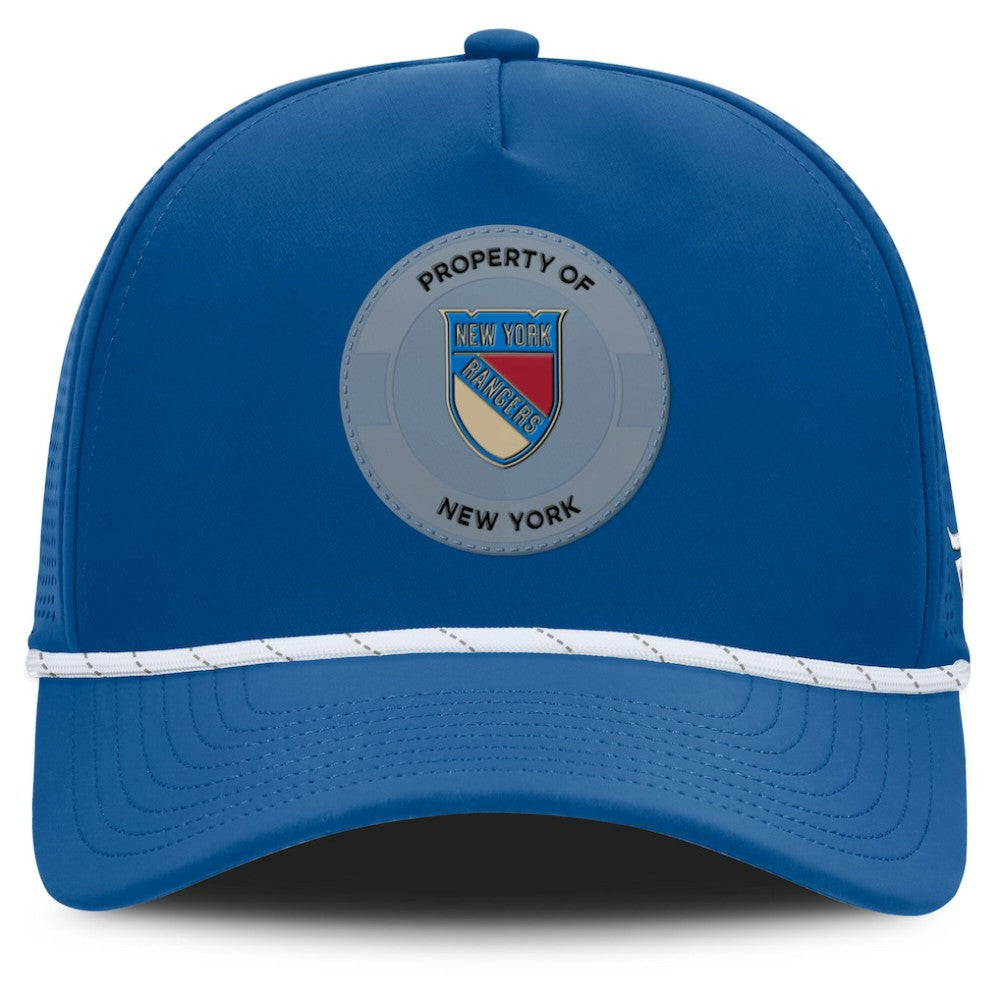 NHL New York Rangers Fanatics Centennial Authentic Pro Pinched Front Adjustable Hat - Blue