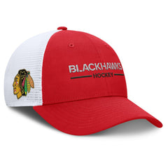 NHL Chicago Blackhawks Fanatics Centennial Adjustable Trucker Hat - Red/White