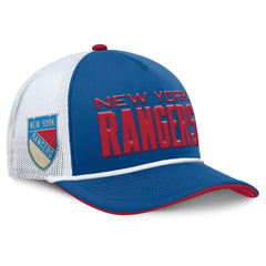 NHL New York Rangers Fanatics Centennial Authentic Pro Foam Front Adjustable Trucker Hat - Blue/White