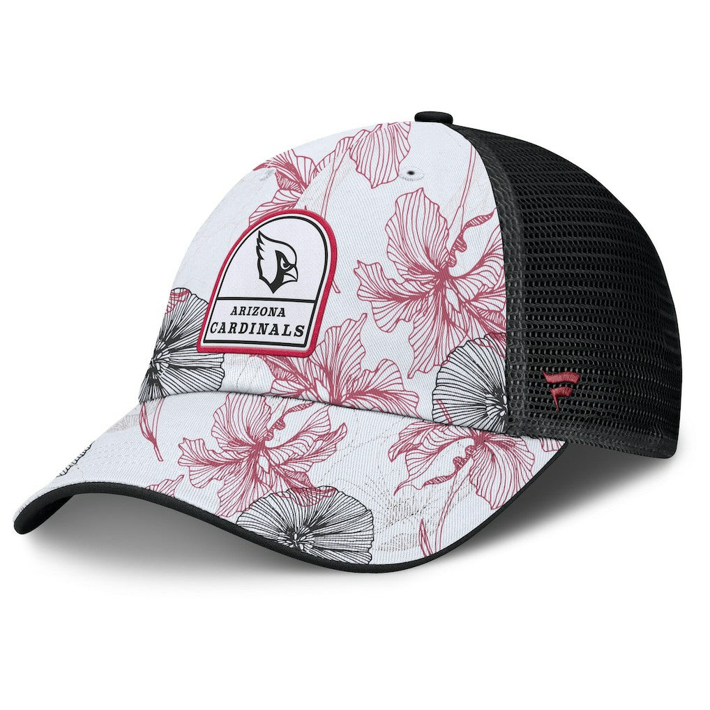 Arizona Cardinals Tropical Adjustable Trucker Hat White/Black