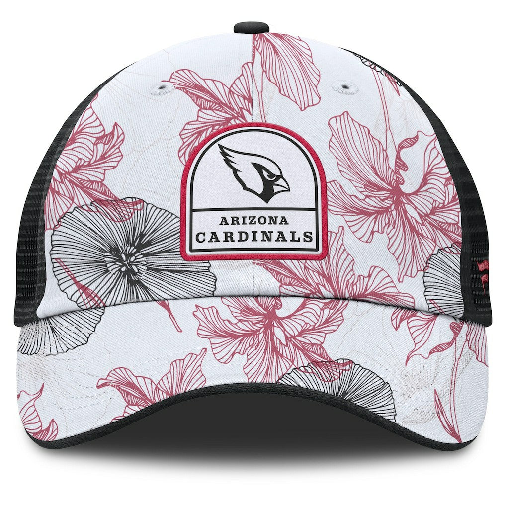 Arizona Cardinals Tropical Adjustable Trucker Hat White/Black