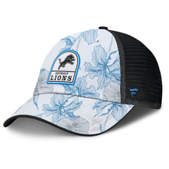 Detroit Lions Tropical Adjustable Trucker Hat White/Black