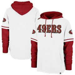 San Francisco 49ers '47 Trifecta Shortstop Pullover Hoodie White