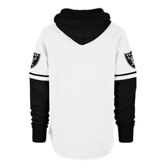 Las Vegas Raiders '47 Trifecta Shortstop Pullover Hoodie White