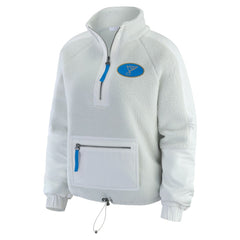 NHL St. Louis Blues WEAR by Erin Andrews Women's Polar Fleece Quarter-Zip Jacket - Gray