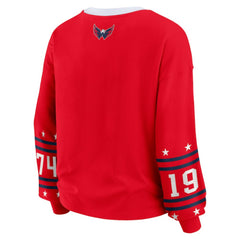 NHL Washington Capitals WEAR by Erin Andrews Women's Long-Sleeve Sport T-Shirt - Red