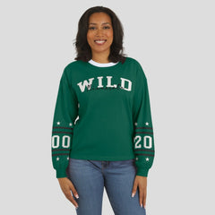 NHL Minnesota Wild WEAR by Erin Andrews Women's Long-Sleeve Sport T-Shirt - Green