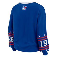 NHL New York Rangers WEAR by Erin Andrews Women's Long-Sleeve Sport T-Shirt - Blue