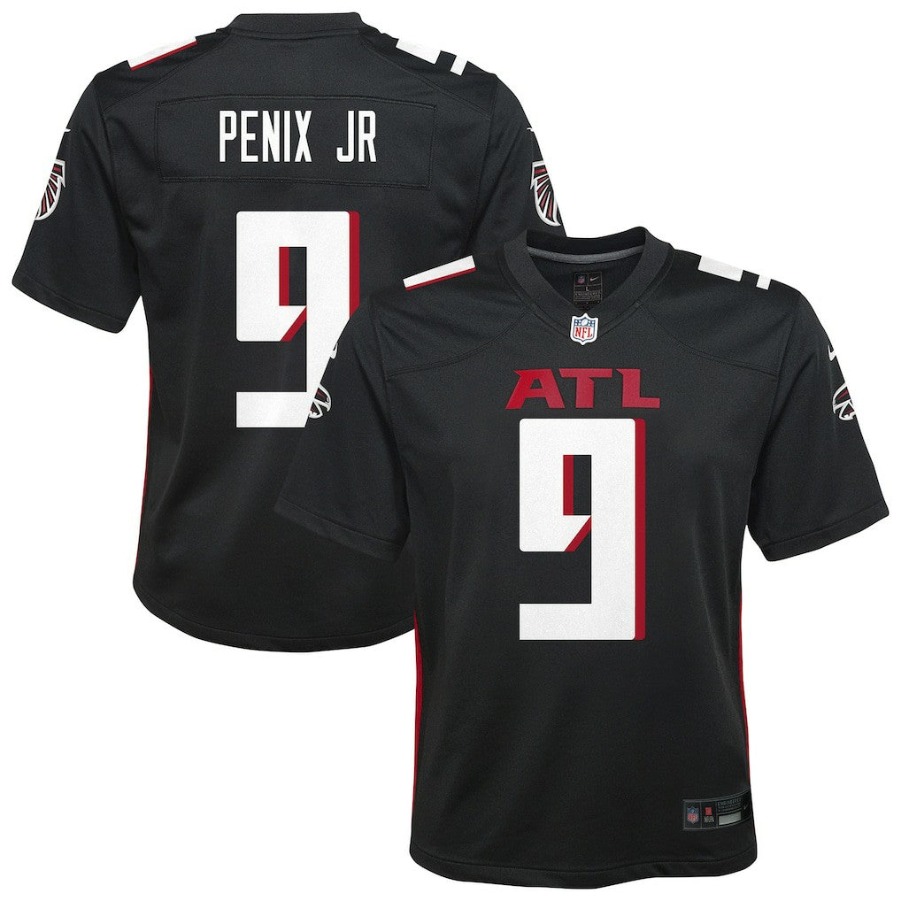 Michael Penix Jr. Atlanta Falcons Youth Team Game Jersey Black