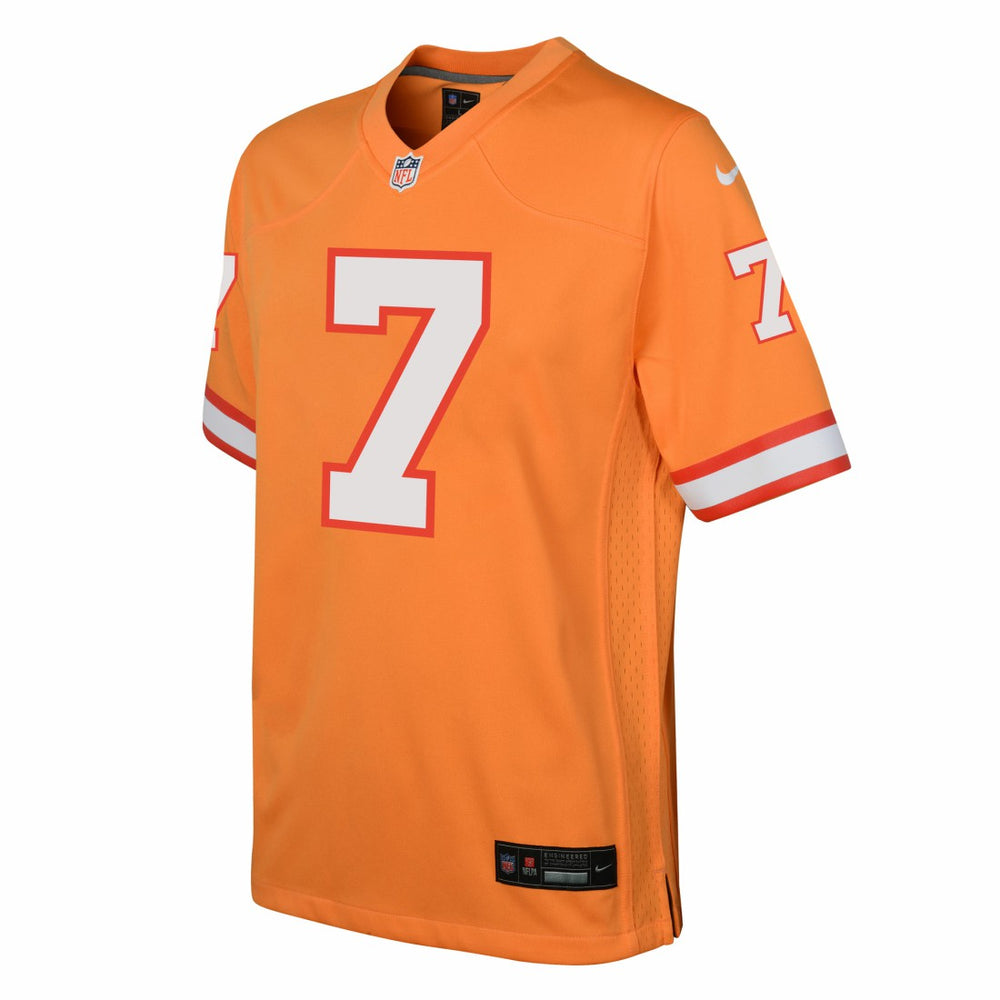 Bucky Irving Tampa Bay Buccaneers Youth Alternate Game Jersey Orange