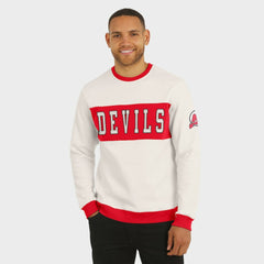 NHL New Jersey Devils Darius Rucker Collection by Fanatics Colorblock Pullover Sweatshirt - Cream