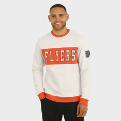NHL Philadelphia Flyers Darius Rucker Collection by Fanatics Colorblock Pullover Sweatshirt - Cream