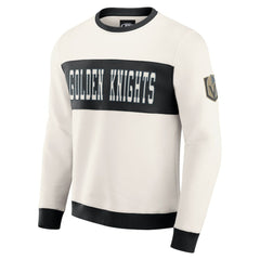 NHL Vegas Golden Knights Darius Rucker Collection by Fanatics Colorblock Pullover Sweatshirt - Cream