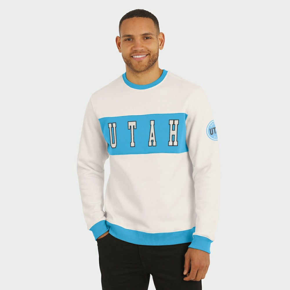 NHL Utah Hockey Club Darius Rucker Collection by Fanatics Colorblock Pullover Sweatshirt - Cream
