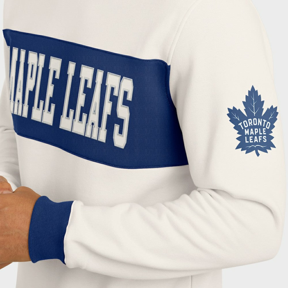 NHL Toronto Maple Leafs Darius Rucker Collection by Fanatics Colorblock Pullover Sweatshirt - Cream